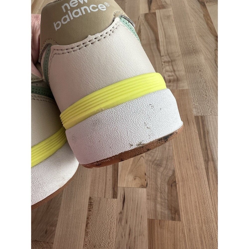 Men's New Balance CT574GYT Beige Lime Low Top Casual Leather Suede Sneakers - Picture 6 of 10